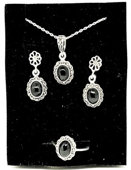 Oltu Taşı Meryodi Bayan Takı Seti