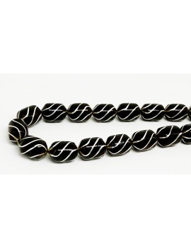 Oltu Taşı Kapsül Kesim Çeşmi Bülbül İşlemeli Tesbih