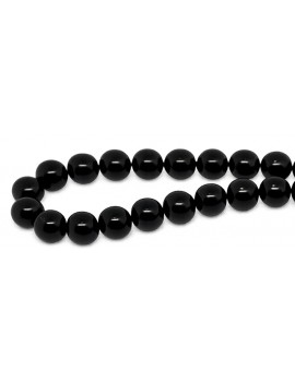 Oltu Taşı Yuvarlak Kesim Usta İşçilikli Sade Kumpaslı Tesbih