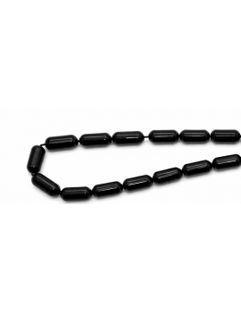 Oltu Taşı Sade Usta İşçilikli Sistemli Kapsül Kesim Tesbih